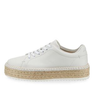 rag & bone Leather Kent Espadrille Sneaker White - Size 39. (US 9)